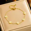 Conjunto de diamantes transfronterizos europeos y americanos con números romanos redondos, accesorios de marca, cadena de acero inoxidable, collar, pendientes, pulsera, traje.
