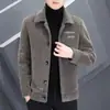 Nuevo Abrigo de Lana para Hombre Corto Otoño e Invierno Abrigo de Lana para Hombre Chaqueta Engrosada Moda Superior Rompevientos Casual