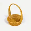 Cesta de Envio Transfronteiriço para Lanches Especiais, Cesta de Frutas, Cesta Criativa de Doces para Mesa, Cesta Redonda Pequena Doméstica para Lanches