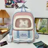 Mochila de Viaje Fresca y Linda Serie de Macarons Morados de Leche de Taro para Niñas, Dulce Mochila Escolar para Estudiantes de Primaria