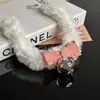 Tide Cool White Colgante de Campana Gargantilla de Felpa Collar Anillo para el Cuello de Mujer Collar con Lazo Cadena para Clavícula Accesorios