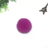 Bolas de Pelo de Conejo Imitación al por Mayor, Accesorios de Decoración de Bolas de Pelo Hechas a Mano para Bricolaje de 4-5 cm, Juguetes para Niños, Bolas de Felpa Creativas de Navidad