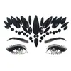 Procesamiento Pegatina de Tatuaje Facial Transfronterizo Personalizada Pegatina de Diamante Pegatina de Pedrería Impermeable Pegatina de Diamante Pegatina de Cristal de Gema Acrílico Facial