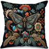 Almofada Decorativa Flores Tropicais Borboleta Venda Quente Amazon Estilo Escandinavo Borboleta Vintage Floral Cor Abstrata