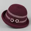 Gorros de Invierno para Mujeres de Mediana Edad y Mayores, Gorros Tejidos para Madres, Gorros de Pescador para Mujeres Mayores, Gorros de Otoño para Mujeres