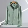Ropa Transpirable con Protección Solar Malla Alta Calidad Ropa de Verano para Hombres y Mujeres Seda de Hielo Deportes al Aire Libre Chaqueta Cortavientos Ultra Delgada para Pesca