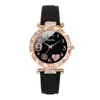 Reloj de Mujer Popular Transfronterizo con Incrustaciones de Diamantes, Reloj de Cinturón de Mujer Moderno y Versátil, Reloj de Cuarzo Casual Simple Estilo Ins