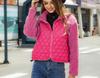 Terciopelo flash 2023 nuevo otoño e invierno para mujer transfronterizo Amazon cárdigan cremallera manga larga felpa costuras abrigo europeo y americano mujer
