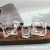 Copo de Vidro Escandinavo Personalizado para Vela DIY Suporte de Vela de Aromaterapia Caseiro Copo Utensílios para Velas Perfumadas Decoração de Quarto Ornamentos