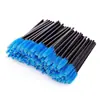 50 cepillos desechables para pestañas individuales color coreano rollo de pestañas silicona pincel para maquillaje de ojos herramientas de maquillaje de belleza