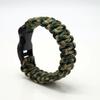 Pulsera salvavidas multifuncional de emergencia para exteriores, pulsera de supervivencia para acampar, pulsera tejida de cuerda de paraguas de siete núcleos.