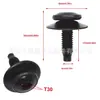 Adequado para Parafusos da Placa de Proteção do Motor, Parafusos Autoatarraxantes Hexagonais do Para-choque Dianteiro, Parafusos do Revestimento do Para-lama