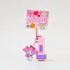 Nuevo Llavero Linterna de Proyección Sanrio Femenina Lindo Dibujo Animado Kuromi Colgante para Mochila Escolar Estudiante Pequeño Regalo