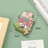 Adesivos de Geladeira 3D Cidade Original Qingye Lembranças Turísticas Panda de Chengdu Tendência Nacional Adesivos Magnéticos Desenho Animado de Madeira Atacado