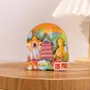 Imán de Refrigerador de Henan Luoyang Ciudad Escénica Pegatina Magnética de Madera Recuerdo Regalo Cultural y Creativo En Stock Recuerdo Turístico