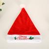 Navidad transfronteriza nuevo gorro de Papá Noel estampado mini gorro de Navidad para niños engrosado gorro para mascotas al por mayor