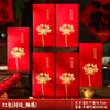 Sobres Rojos del Año de la Oveja para el Festival de Primavera, Sobres Creativos Personalizados con Purpurina para Dinero de la Suerte al por Mayor