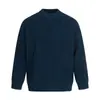 Yidao Vintage 2026 Outono Novo Retrô Cor Sólida Gola Redonda Malha Masculina e Feminina Estilo Preguiçoso Suéter Pulôver Solto