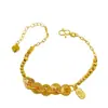 Nuevo Producto, Nuevo Estilo Chino, Fortuna y Riqueza, Hielo Triturado, Pulsera de Monedas de los Cinco Emperadores, Estilo Nacional, Joyería de Mano de Nicho al por Mayor