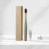 Set de cepillo de dientes y pasta de dientes desechables de hotel de alta gama, cepillo de dientes en un porta-tarjetas premium, adecuado para hoteles y casas de huéspedes