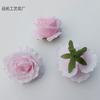 Cabeza de flor de rosa de simulación para salón ceremonial de bodas, arreglo decorativo de pared de flores, flores falsas, accesorios hechos a mano, corona de flores decorativa