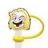 Nueva Tapa de Pajita de Dibujos Animados para Halloween a Prueba de Polvo DIY Creativa Dibujos Animados Hebilla Decorativa para Pajita Tapón de Pajita de Silicona