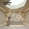 Panel de Pared de Yeso Cuadrado Integrado para Almacenamiento de Recepción de Lujo Ligero Panel de Fondo de Yeso Reforzado con Fibra de Vidrio a Prueba de Humedad