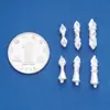 Accesorios de Plata Lisa Pura S925, Herramientas Rituales de Plata Lisa, Campana Vajra, Accesorios de Joyería para Pulsera de Bodhi Hecha a Mano para DIY