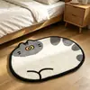 Alfombra de Piso de Felpa Sintética con Dibujo de Gato para Baño, Absorbente de Agua, Antideslizante, Felpudo, Fuente de Comercio Electrónico, Envío Directo de Una Pieza, Artículos en Stock, Venta al por Mayor