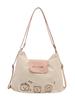 Bolsa Tote Rosa para Mujer 2025 Nueva Gran Capacidad Estudiante Clase Viajero Bolsa de Hombro Mochila Dulce Linda