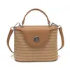 Bolsa Tejida Yuezi para Mujer 2026 Nueva Primavera y Verano Bolso de Mano para Vacaciones en la Playa Hombro Único Cruzado Cubo Bolso de Paja
