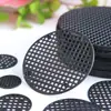 Malla perforada redonda de plástico con base impermeable para drenaje en el fondo de macetas con un diámetro de 3.5 cm y 5.5 cm
