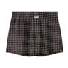 Cueca masculina Huajielong boxers xadrez masculinos boxers de algodão soltos finos respiráveis calças Arrow uma geração de cabelo