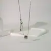 Collar Gargantilla de Hilo de Cera con Colgante Geométrico de Superficie de Huevo Estilo Europeo y Americano Exagerado Dulce y Fresco Diseño de Joyería Versátil
