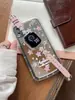 Correa de Cuero con Resina de Estrella Adecuada para Apple Watch iWatch 12ª Generación 11/10Ultrase