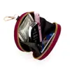 Nueva Bolsa de Almacenamiento Multifuncional Colgable Portátil Pequeña con Cabezal Redondo para Cambiar Llaves Bolsa de Regalo de Moda Multicolor