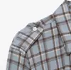 Vestido Casual de Manga Larga a Cuadros para Mujer Estilo Camisa - Primavera 2026 - Retro Elegante Estilo Europeo y Americano