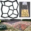 Molde de gravação para piso de cimento produto de cimento piso gravação flor quadrada azulejo pátio jardim padrão de pavimentação calçada