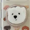 Soporte Magnético de Gato y Cachorro Lindo Funda para Teléfono Móvil 17Promax Adecuado para 16Pro Magnético Doble Capa 14Pro/15