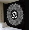 Popular Tapiz de Mandala Rosa de Comercio Exterior Decoración de Pared India Estilo Étnico Decoración del Hogar Tela de Fondo Tapiz de Pared