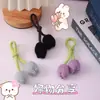 Accesorios de Tulipán de Lana Flores Dulce Fresca Decoración Bolsa de Flores Ropa Accesorios para el Cabello Cuerda de Corbata Accesorios Colgantes Accesorios