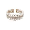 Pulsera multicapa de perlas con cuentas estilo francés, lujo ligero, moda de alta gama, diseño versátil y único, joyería minimalista de nicho