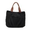 Bolsa de Lona Portátil Estilo Coreano Nova Transfronteiriça para Mulheres, Bolsa Tote Fashion e Simples, Bolsa de Almoço Portátil Casual para o Dia a Dia