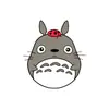 Clipe PP de desenho animado Totoro armazenamento de arquivos clipe de papel fofo treme acabamento transparente clipe de cauda longa assuntos transparentes