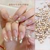 Nail Art Vecko Invertido Flat Diamond Super Flash Nail Art Jóias Branco Mini tamanho pequeno Zircon Flash Nail Decoration