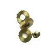 Engranaje de Tornillo sin Fin de Latón Procesado, Engranaje Helicoidal, Engranaje Cónico, Reductor de Gusano Micro, Engranaje de Tornillo sin Fin de Módulo Grande y Pequeño