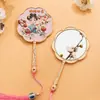 Espejo de Personaje Estilo Antiguo, Espejo de Maquillaje Metálico de Mano Cultural y Creativo, Recuerdo de Viaje de Alta Gama, Espejo Portátil