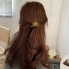 Versión coreana del anillo para el cabello al por mayor yiwu hecho a mano aleación pequeña fragancia negro anillo intestinal flor cuerda para la cabeza lazo perezoso cuerda para el cabello accesorios para el cabello