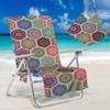 Suministro directo de fábrica, funda para silla de playa, reclinable, toalla, bolsa, toalla de playa, funda para silla, bolsa, pedido mínimo, geometría 1
