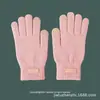 Luvas de Tela Sensível ao Toque Cor Maillard Moda Coreana Luvas de Inverno Quentes Unissex Luvas de Ciclismo de Cinco Dedos